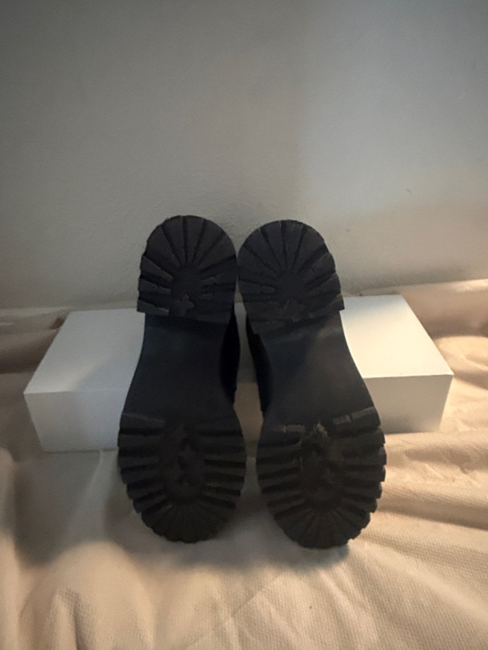 Mis Mooz Evanna Platform Booties with Brown Lug Sole - Women - Picture 5 of 6